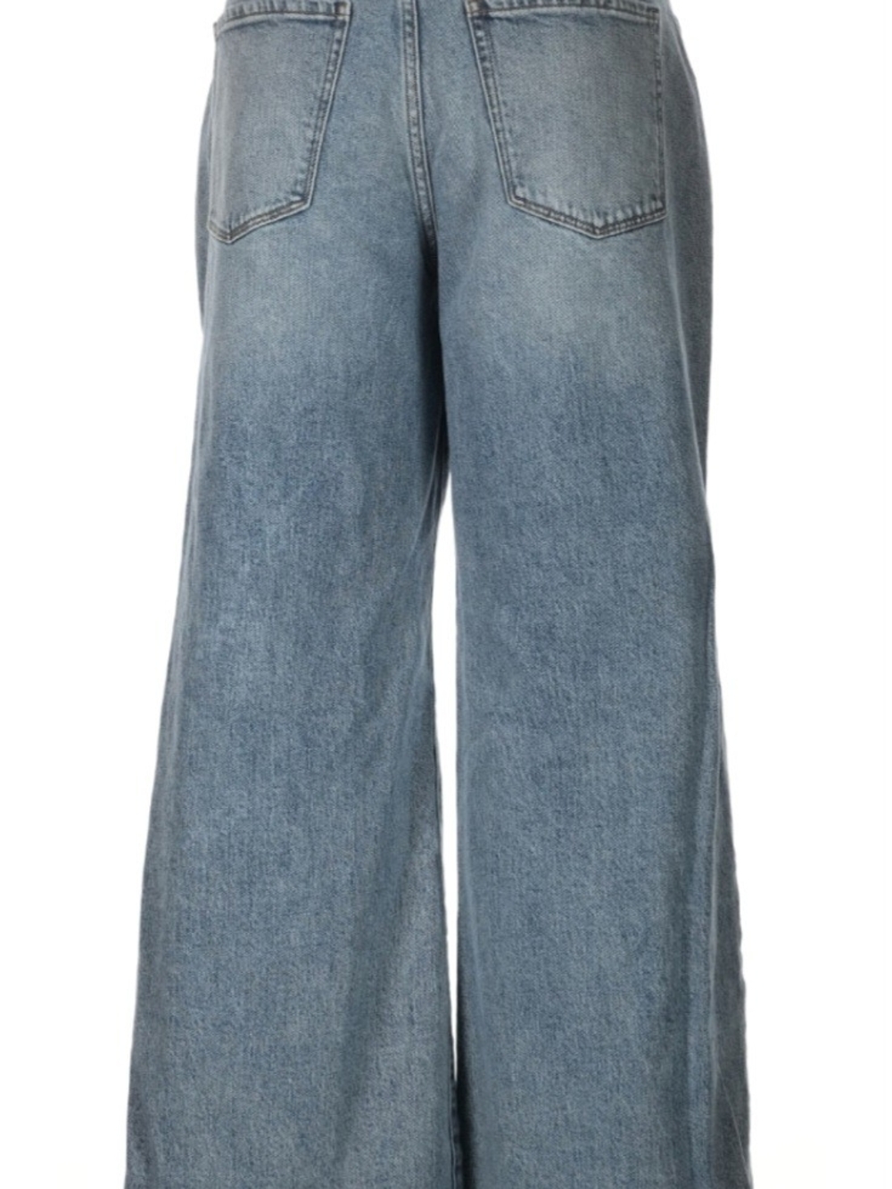 White House Black Market Embellished Wide Leg Jeans Size 8 - Picture 2 of 4